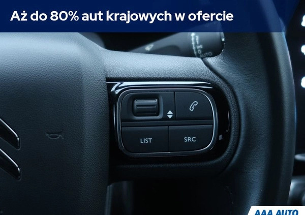 Citroen C3 cena 66000 przebieg: 31740, rok produkcji 2020 z Ryglice małe 301